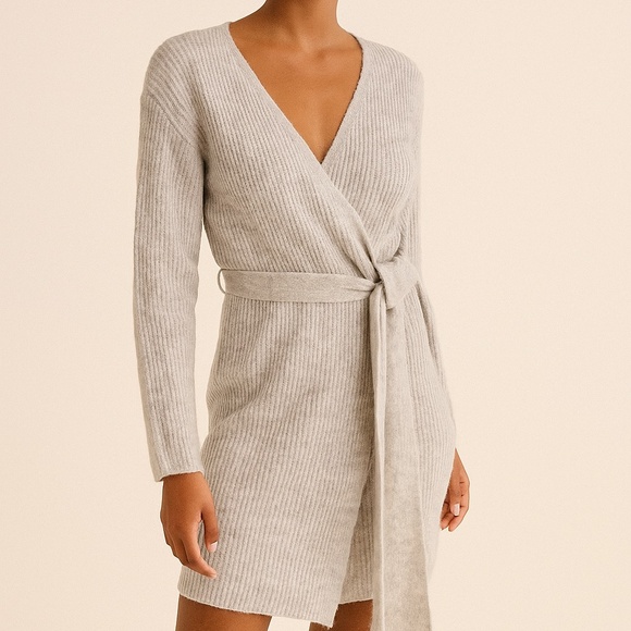 Anthropologie | Moon & Madison Wrap Sweater Dress | Small - Picture 1 of 7